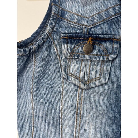 New Look Girls Demin Vest Jacket Medium - Picture 4 of 9